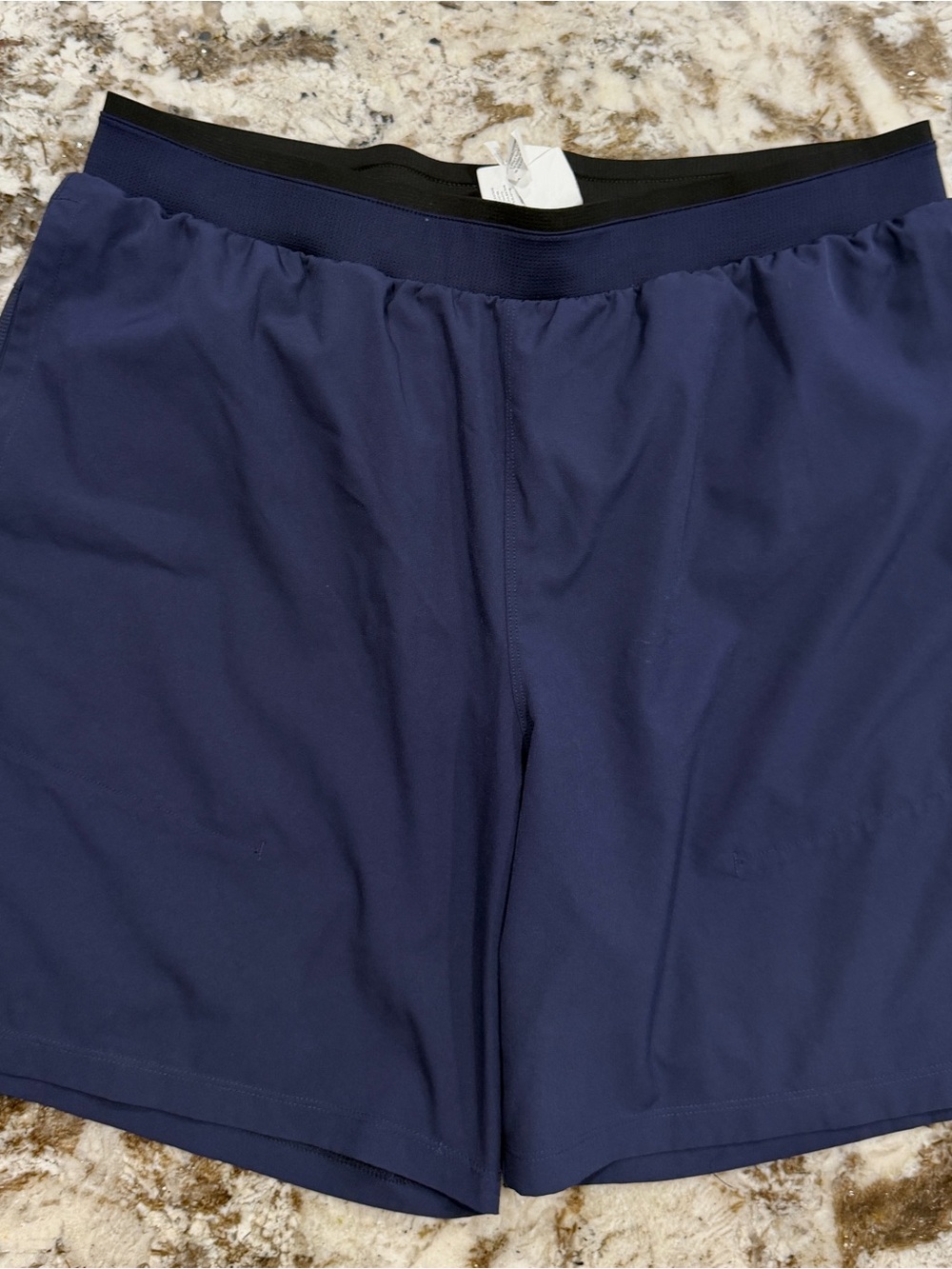 Fabletics Men's Navy Athletic Training Shorts